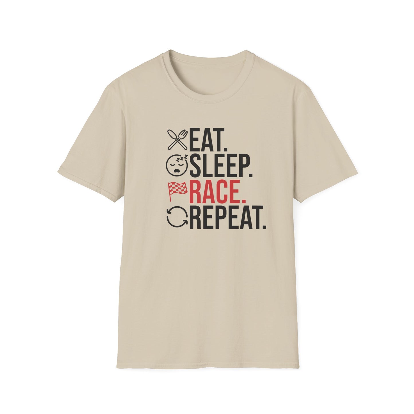 Eat Sleep Race Repeat - Light
