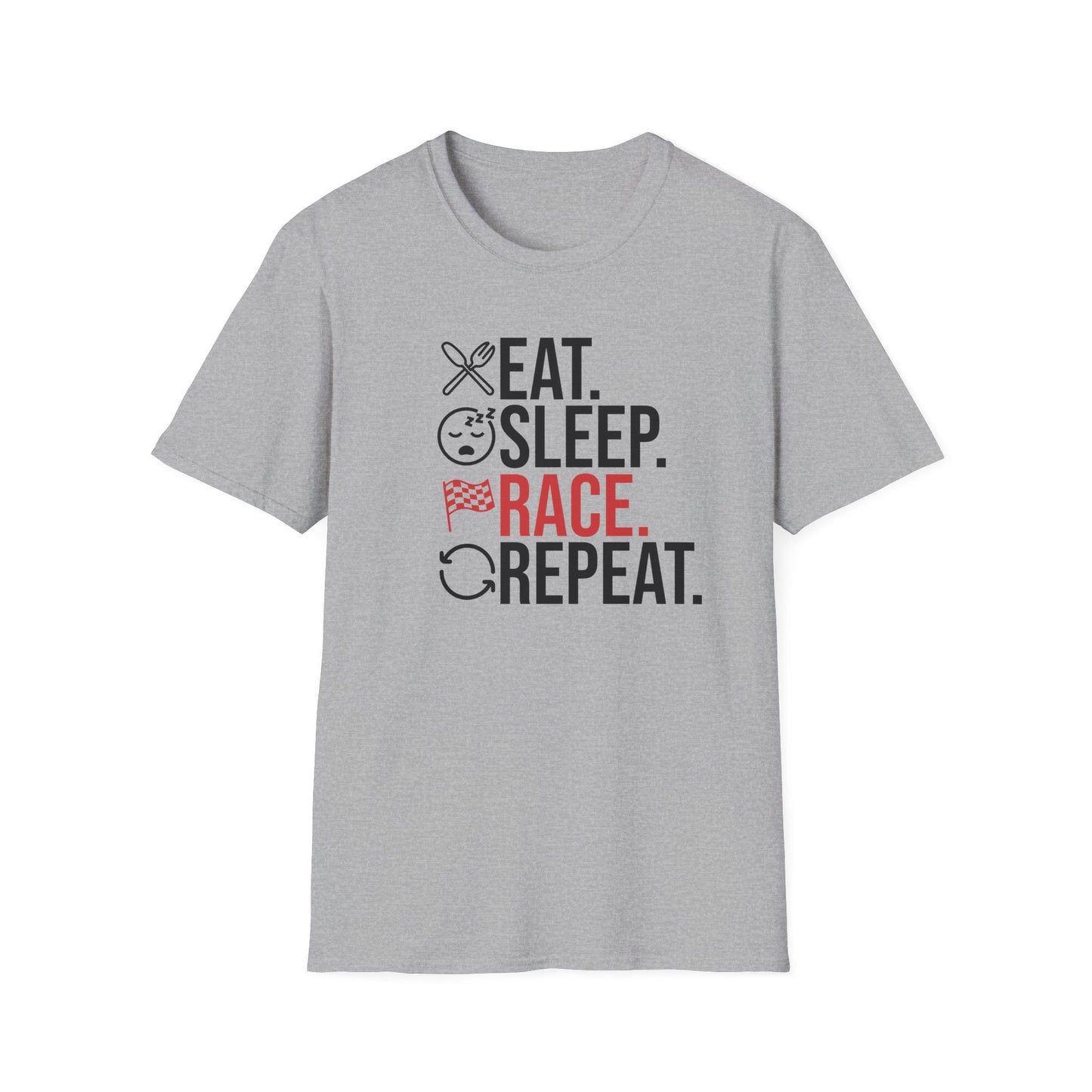 Eat Sleep Race Repeat - Light