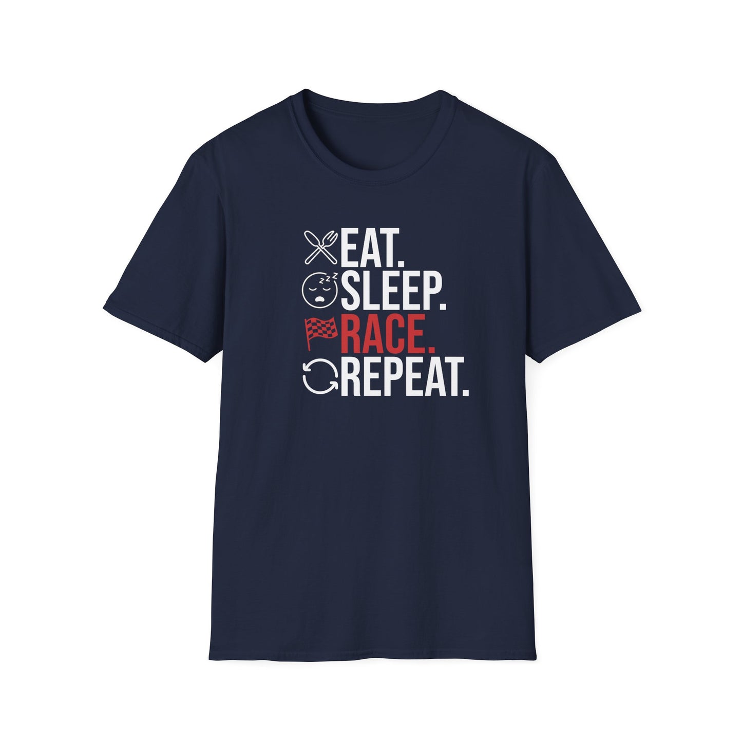 Eat Sleep Race Repeat - Dark