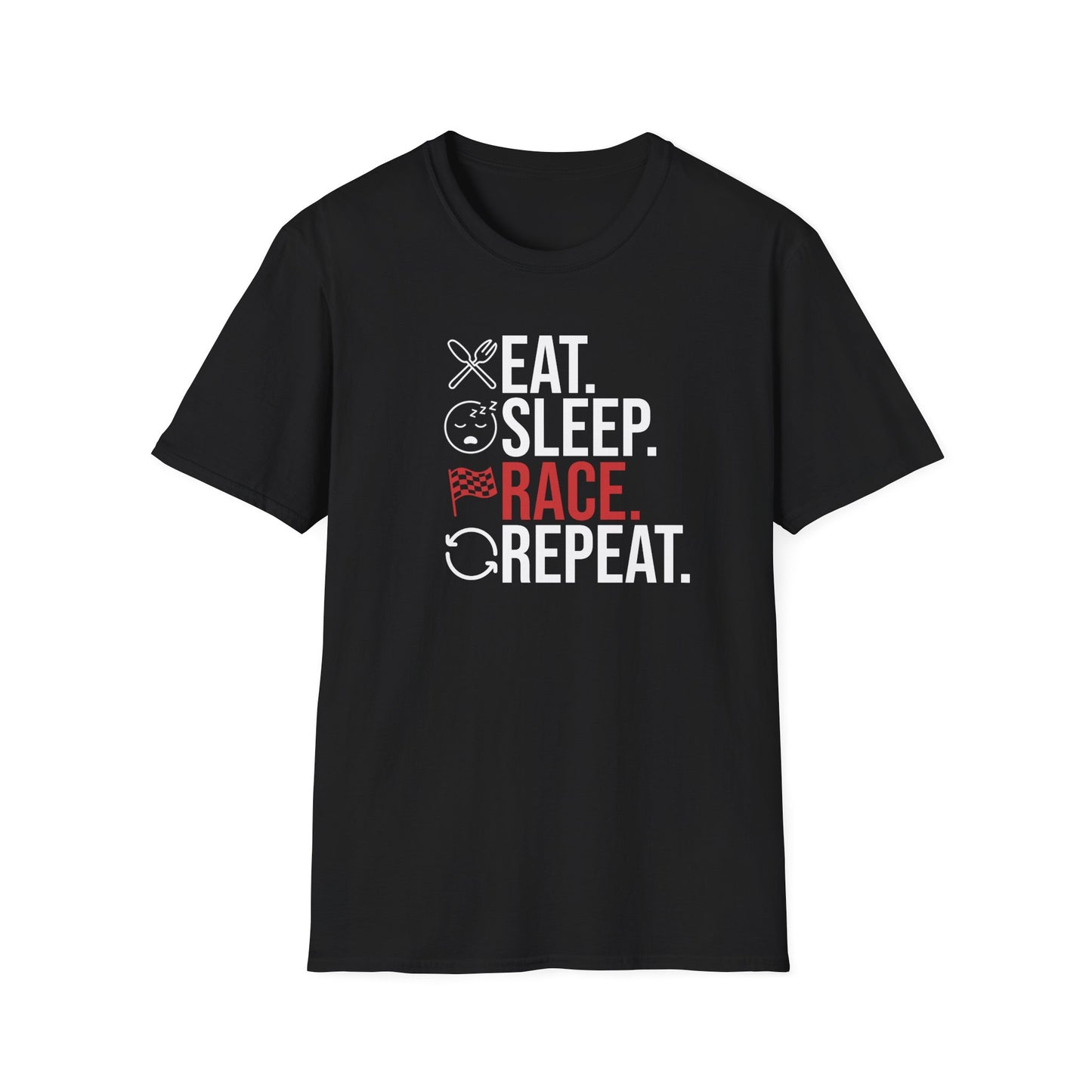 Eat Sleep Race Repeat - Dark